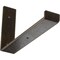 Ekena Millwork Steel Hanging Shelf Bracket, Antiqued Brass 2"W x 12"D x 7"H BKTM02X12X07HSABS - alternate 1